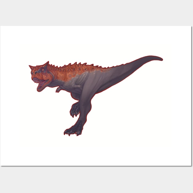 Carnotaurus sastrei Wall Art by CoffeeBlack